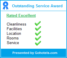 Ilkley Riverside Hotel Ilkley has received an Outstanding Service Award from Gohotels.com